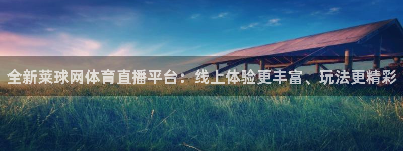 全新莱球网体育直播平台：线上体验更丰富、玩法更精彩